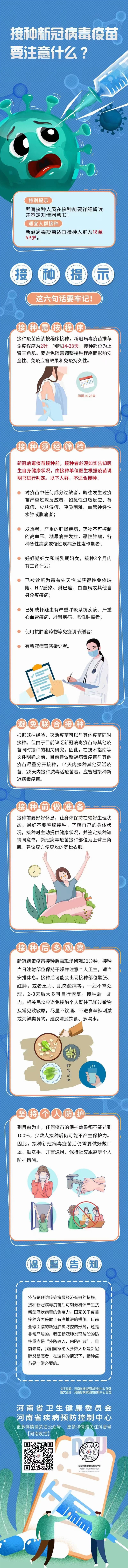 接種新冠病毒疫苗要注意什么？